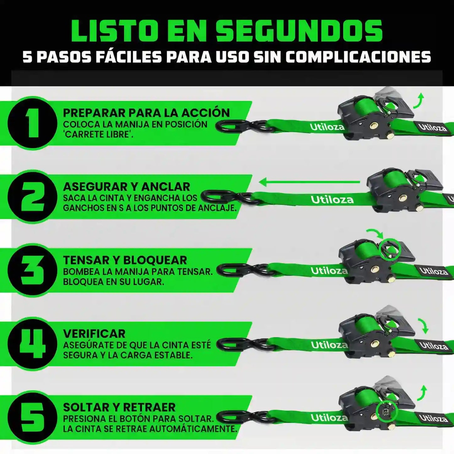 Utiloza_AutoGrip™ Strap ( 1 Pack = 2 Straps )